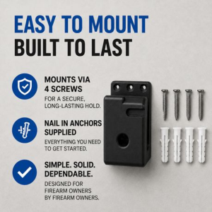 AR-15 Magwell Wall Mount - Secure Locking Display Bracket - Image 4
