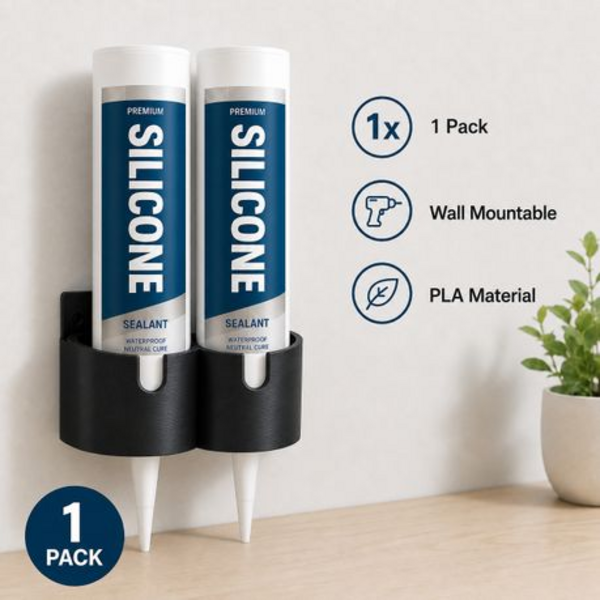 Silicone Accessory Combo - Finishing Tool, Wall Holders & Unclogging Tool