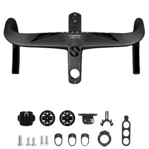 TOSEEK TR5500 Carbon FULLY Integrated Road Bar - 440mm Wide - 90mm Stem - Image 1