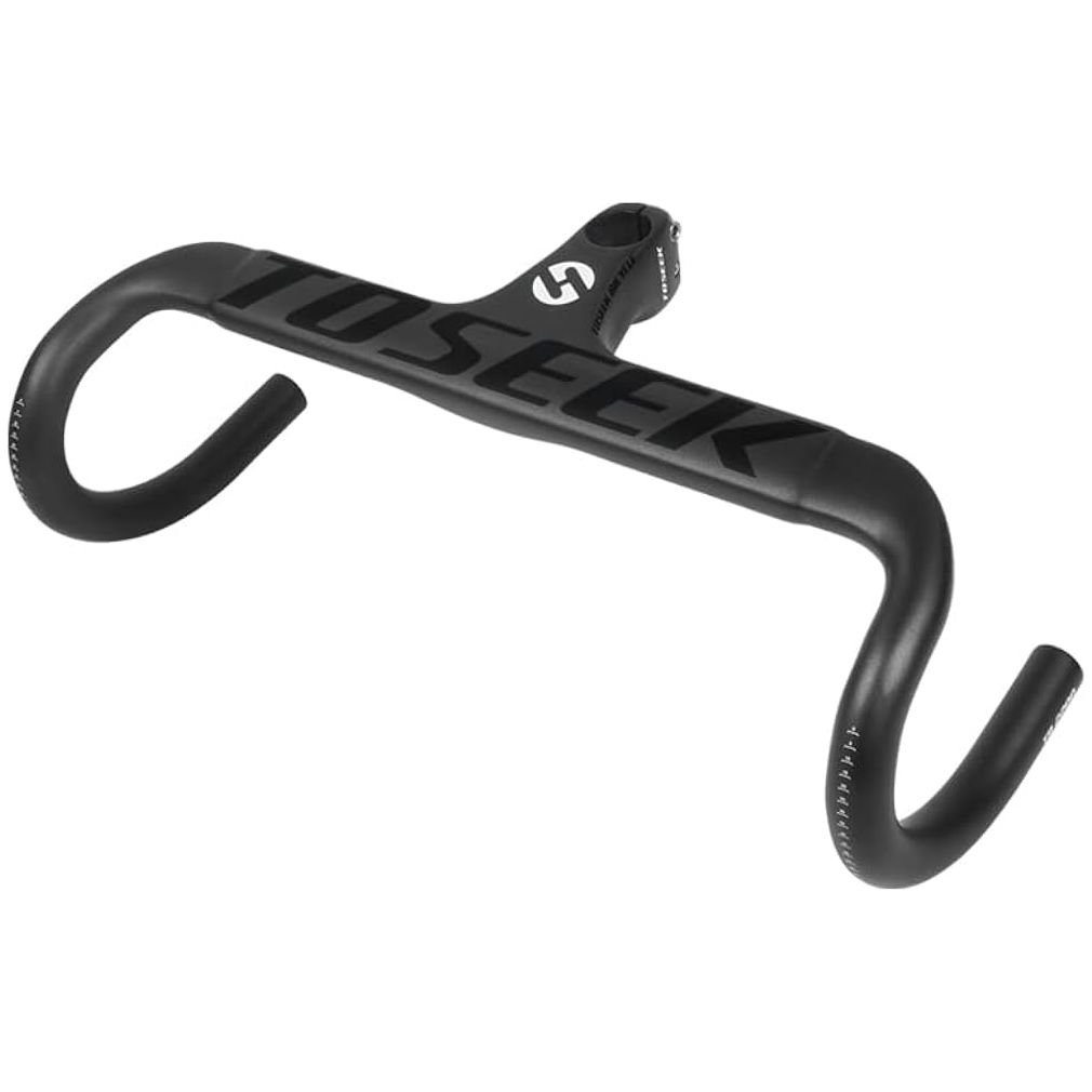 TOSEEK TR2200 Carbon Integrated Road Bar - 400mm Wide - 90mm Stem