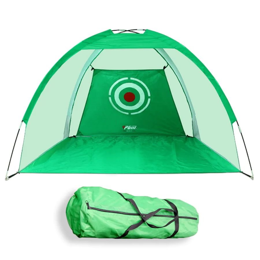 PGM Golf Practice Net 2m x 1.4m with Carry Bag - Green