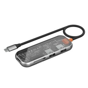 WiWU Cyber Series 5 in 1 USB Type-C Hub - Image 1