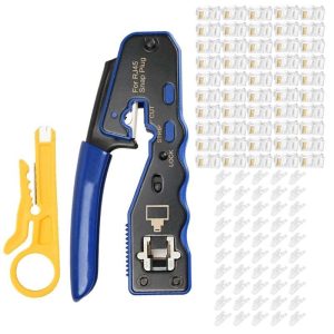 RJ45 Crimping Tool For Pass-Through Connector Combo - Image 1