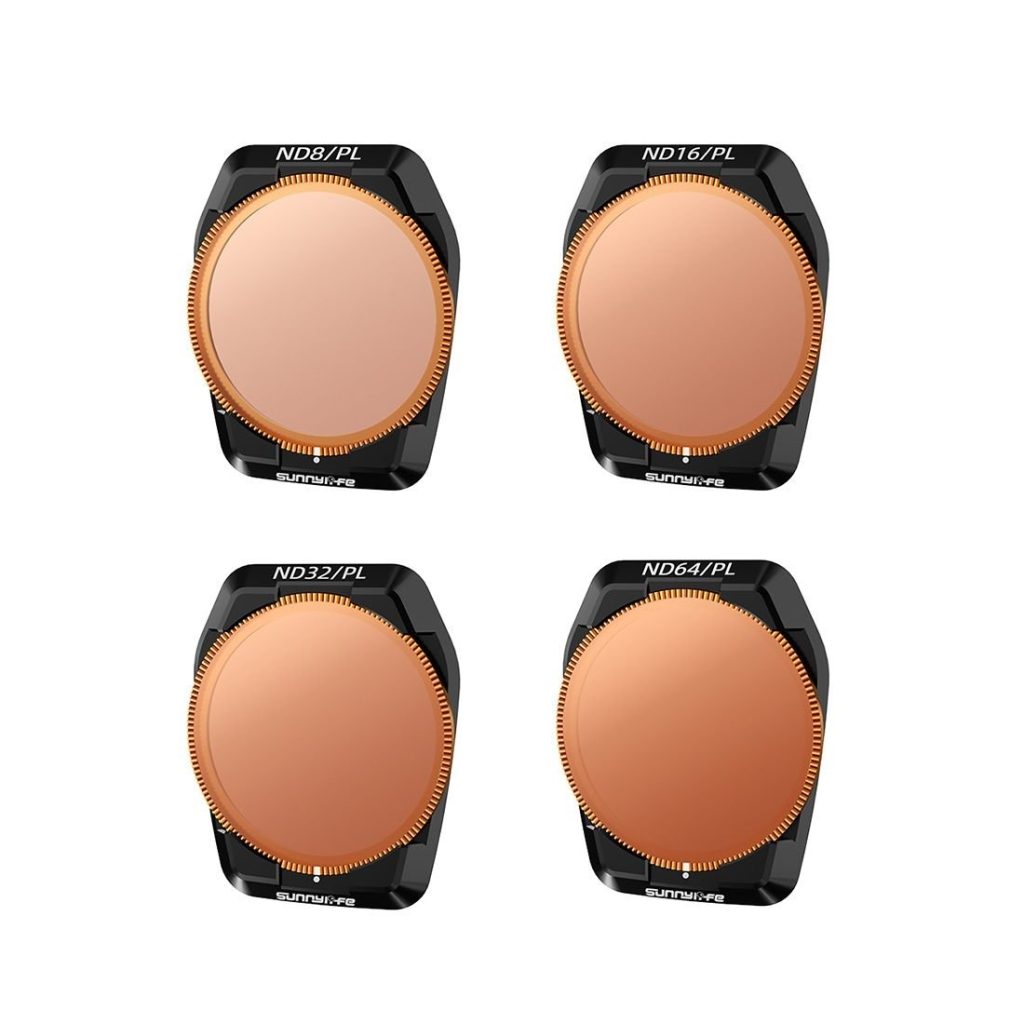 4pc SunnyLife ND Filter Set compatible with DJI Mavic Air 3S