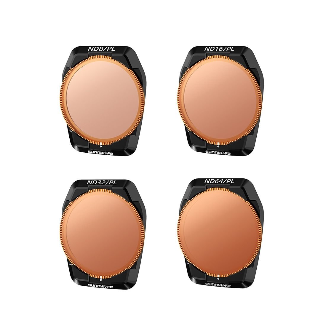 4pc SunnyLife ND Filter Set compatible with DJI Mavic Air 3S - Image 1