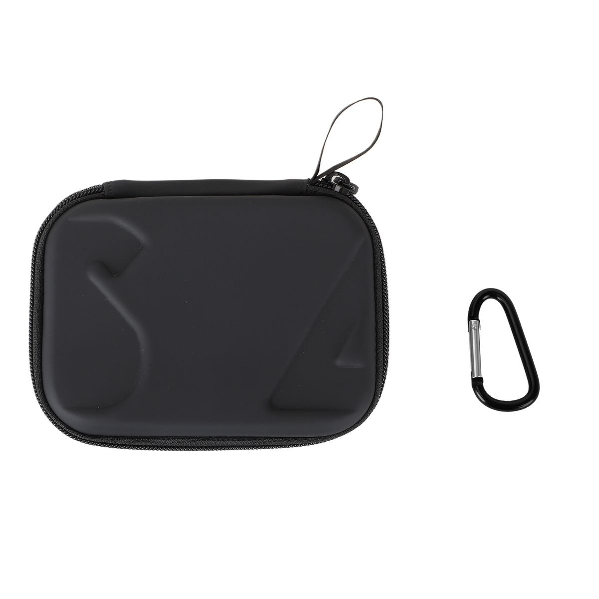 Sunnylife Hard Carry Case for DJI Osmo Action 5/4/3-Black with Carabiner - Image 1