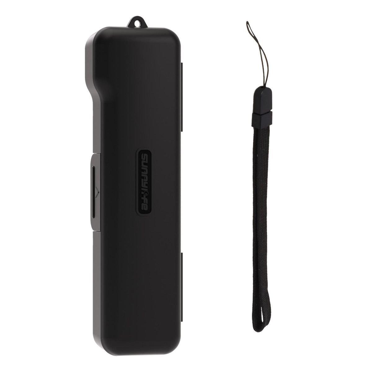 Sunnylife Hard Protective Case for DJI Osmo Pocket 3 - Black (with Lanyard) - Image 1