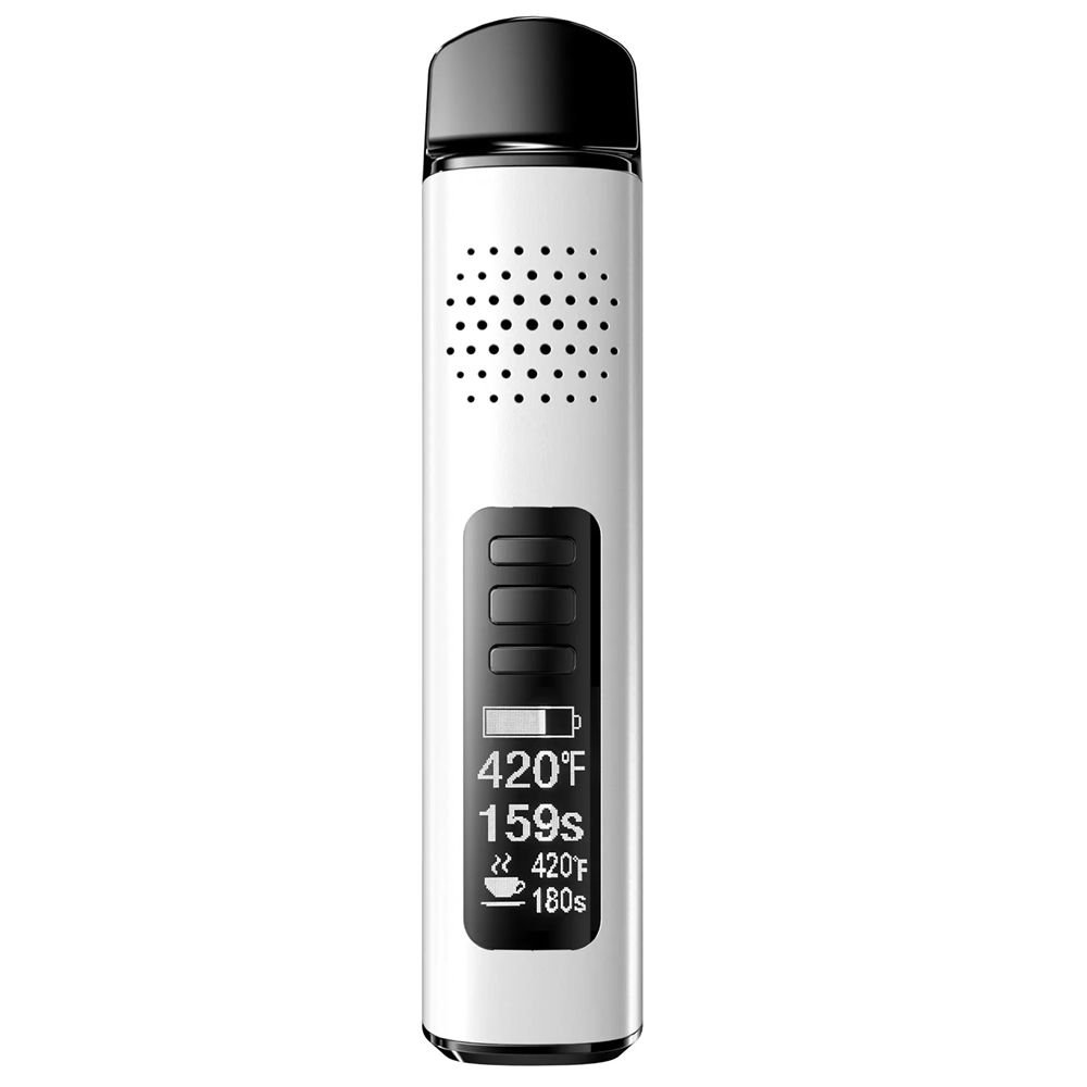 Anlerr HerbPod SILVER - Mini Dry Herb Vaporizer with OLED Display