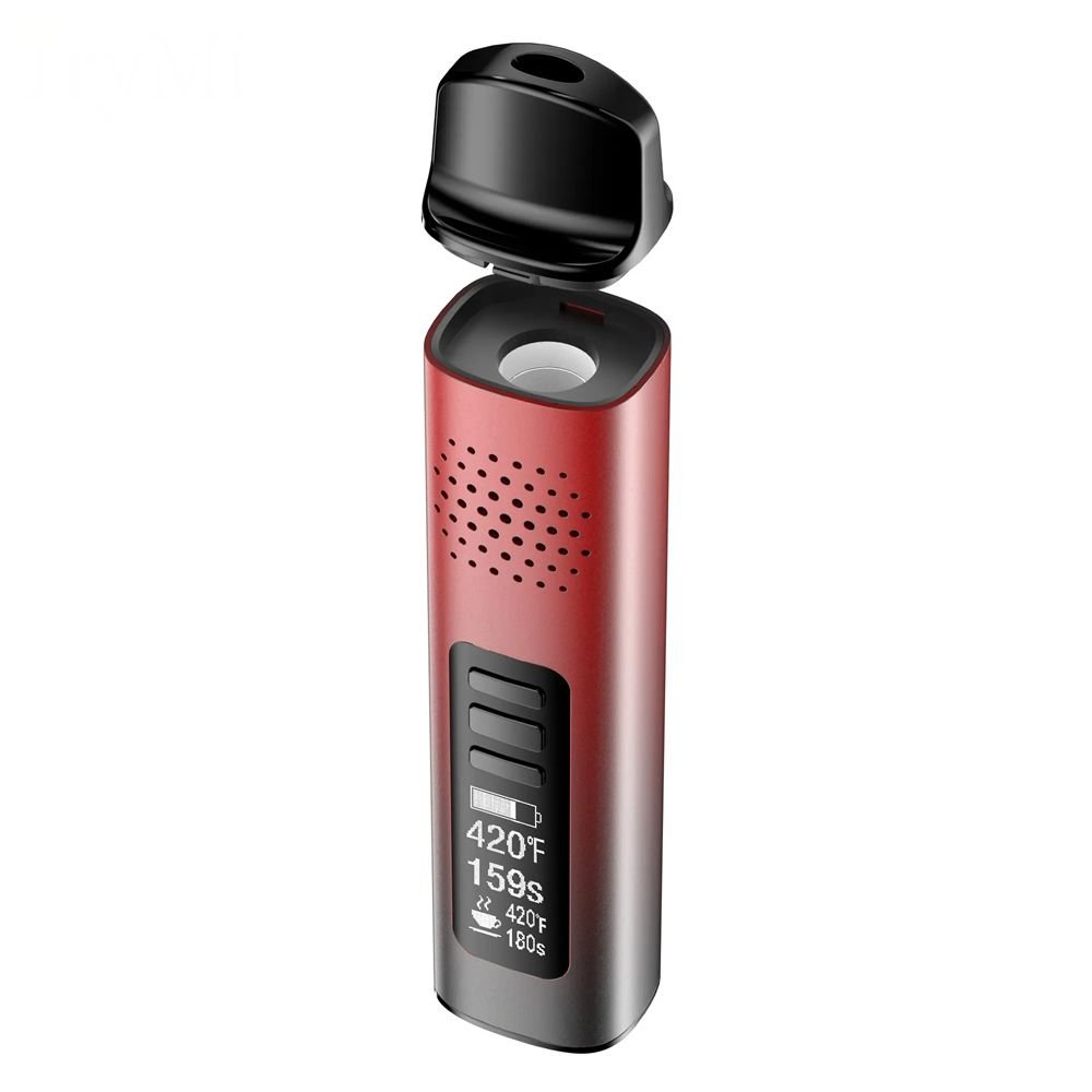 Anlerr HerbPod RED - Mini Dry Herb Vaporizer with OLED Display