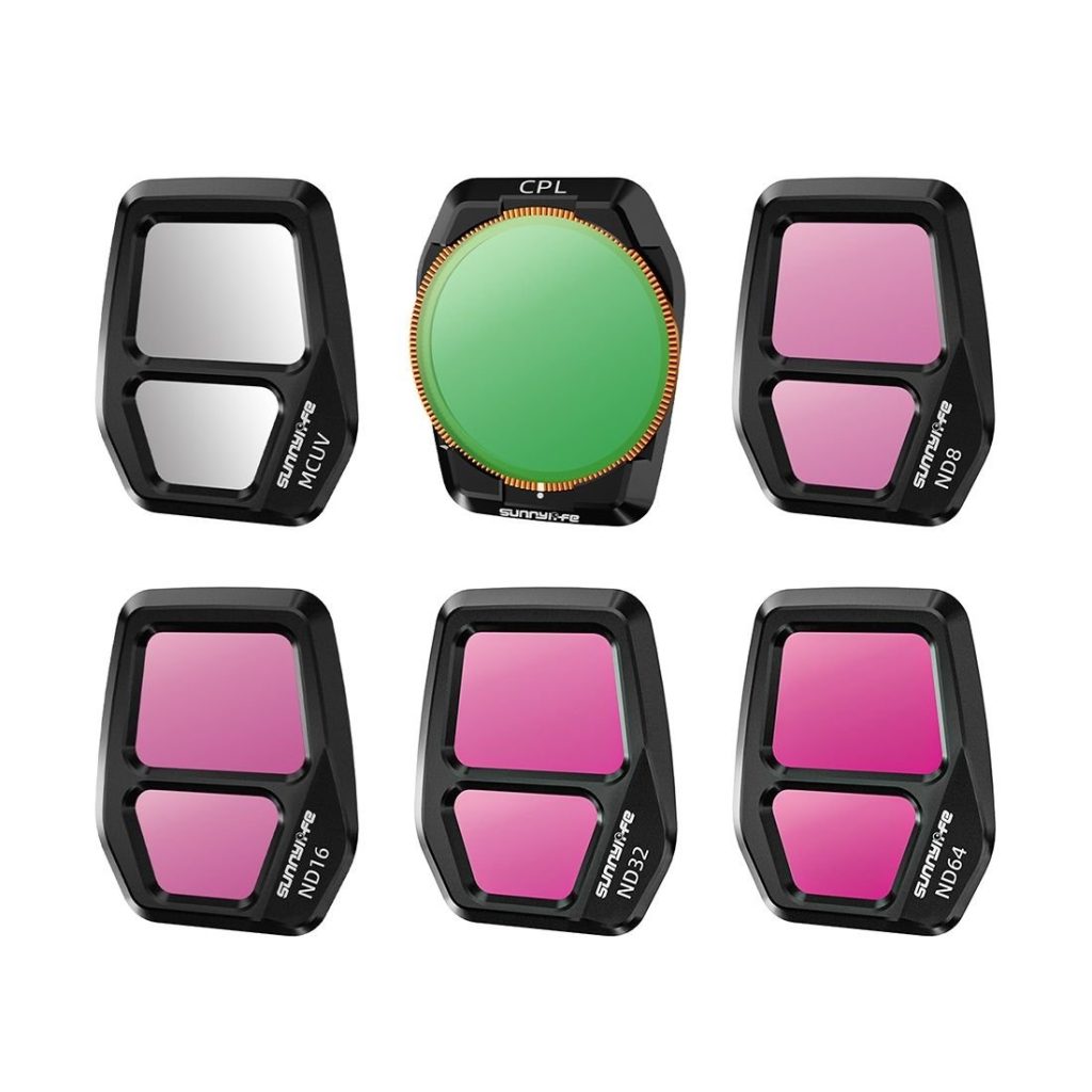 6pc SunnyLife ND Filter Set for DJI Mavic Air 3S