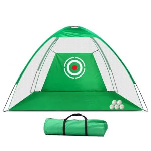 Portable Golf Practice Net 200cm x 140cm with Practice Balls & Carry Bag - Image 1