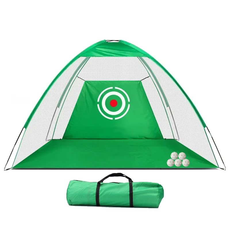 Portable Golf Practice Net 200cm x 140cm with Practice Balls & Carry Bag
