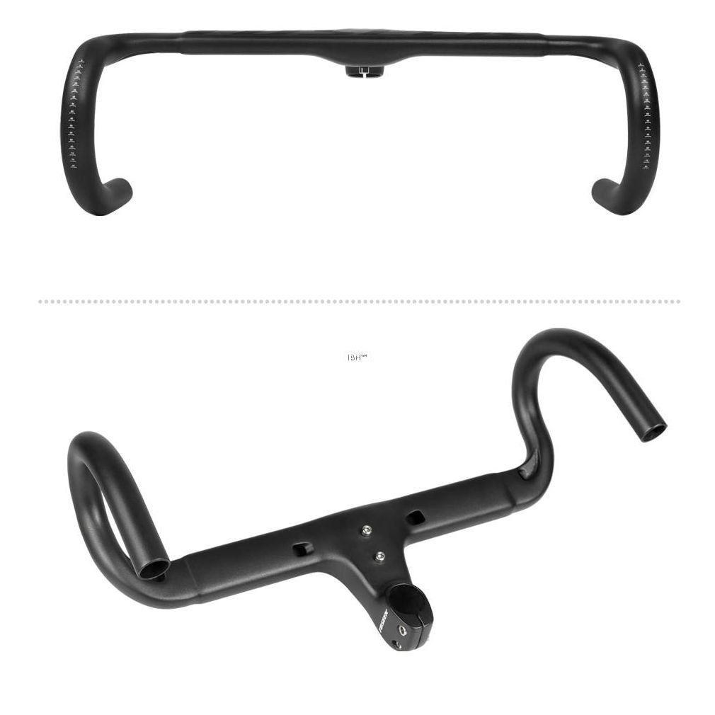 TOSEEK TR2200 Carbon Integrated Road Bar - 440mm Wide - 90mm Stem