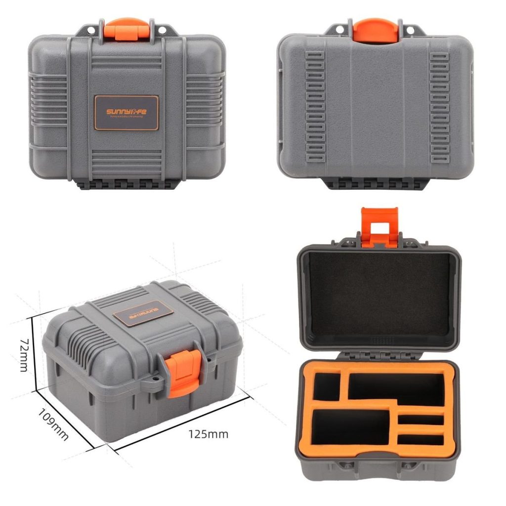 Sunnylife Mini Hard Case for Osmo Action 6 - Waterproof Hard Shell Storage