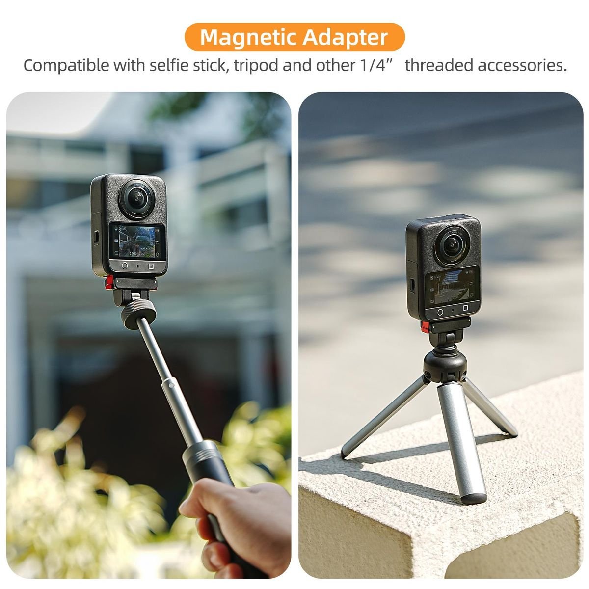 Sunnylife Quick-Release Magnetic Base compatible DJI Osmo 360 / Action 5Pro - Image 10