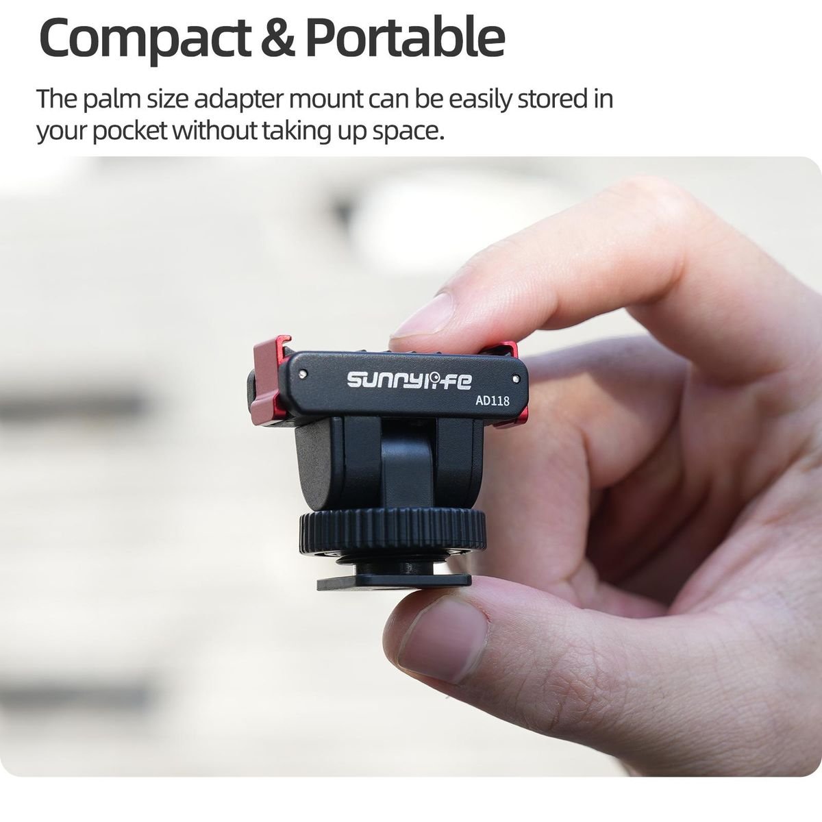 Sunnylife Adjustable Magnetic Cold Shoe Adapter for Osmo 360 /Action 5 Pro - Image 12
