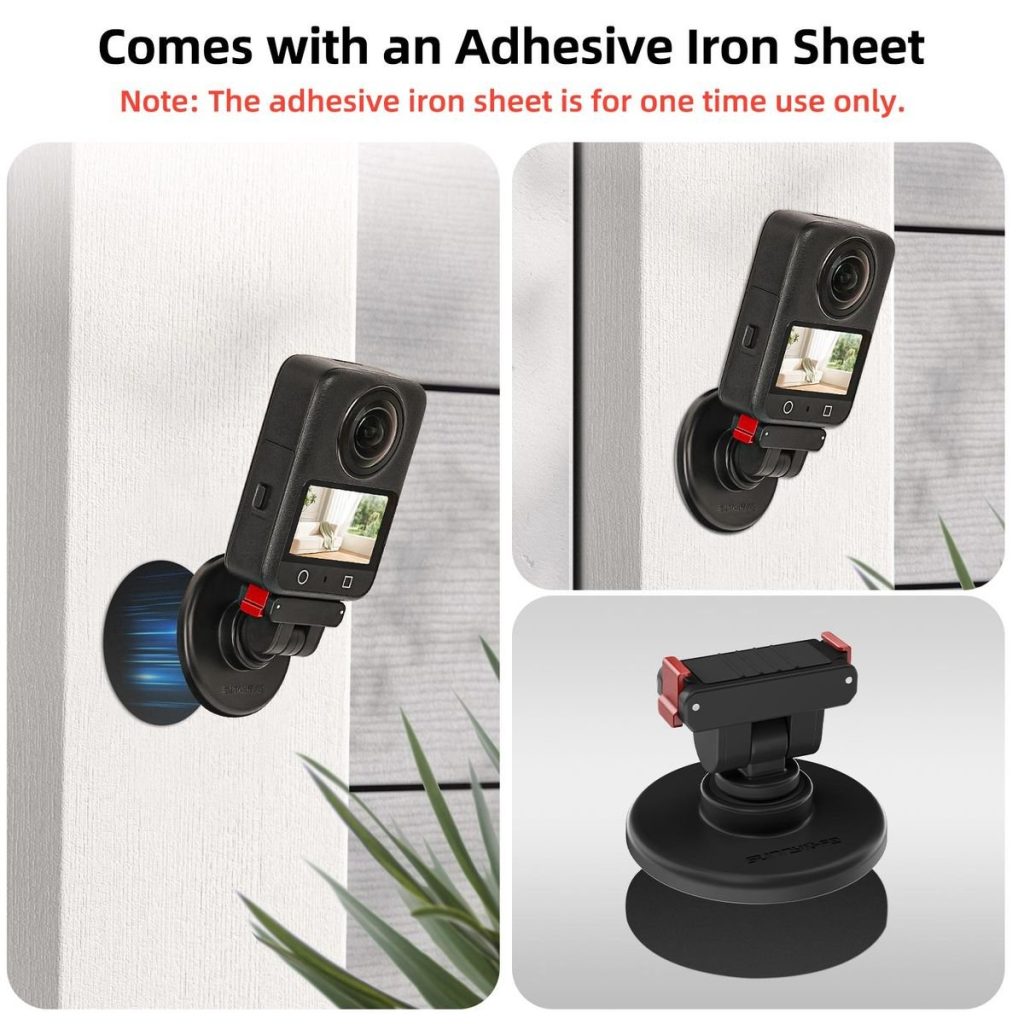 Sunnylife Quick-Release Magnetic Base compatible DJI Osmo 360 / Action 5Pro