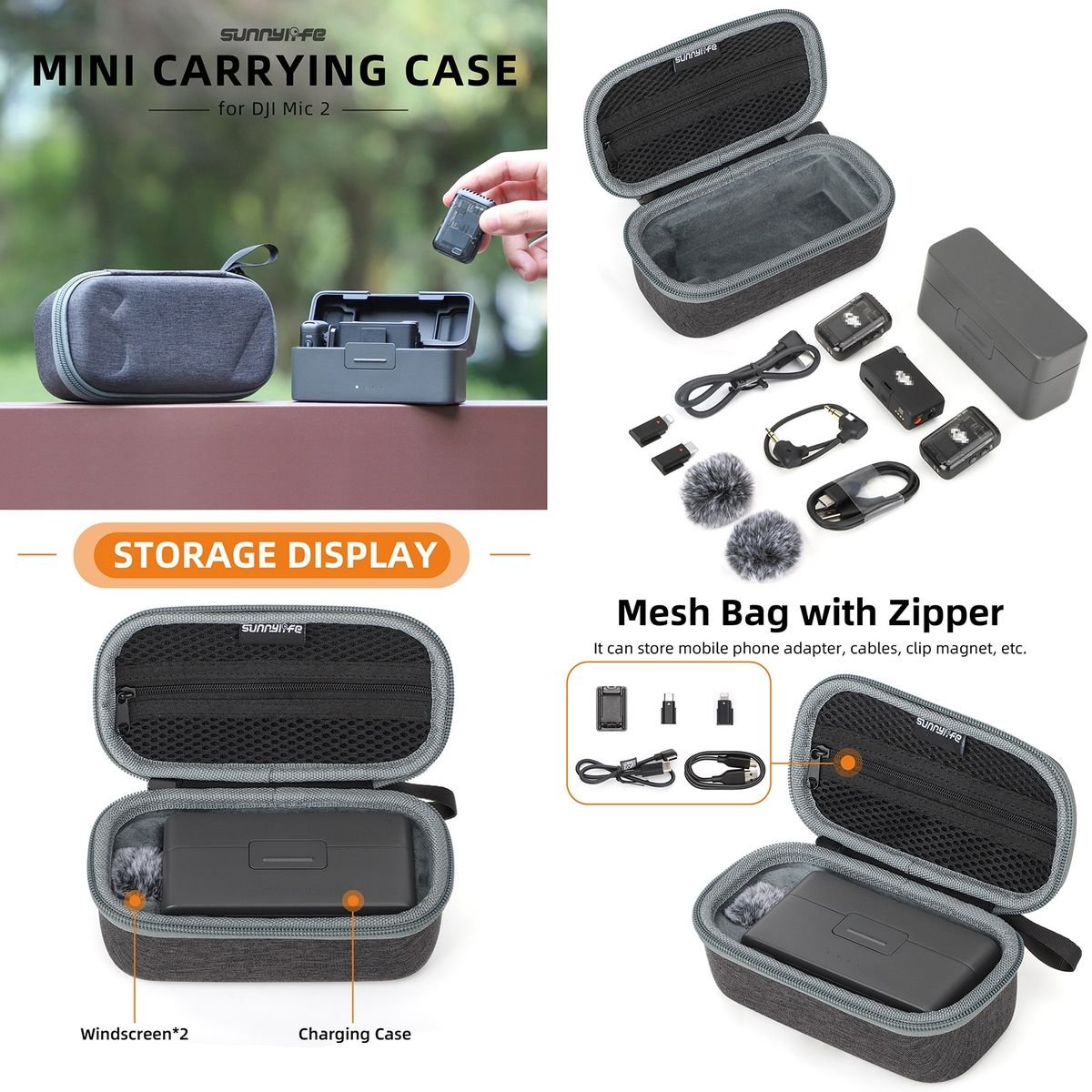 SunnyLife Protective Case for DJI Mic 2 - Image 2