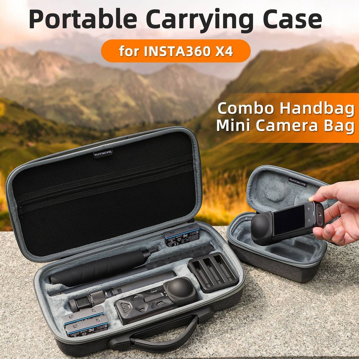 SunnyLife Protective Combo Case for Insta360 X4 - Image 2
