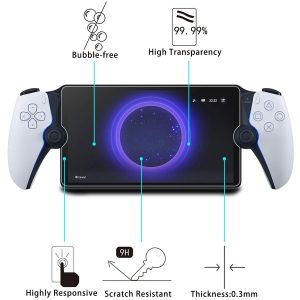 2 Pack Tempered Glass Screen Protector for PlayStation Portal Remote Player - Image 2