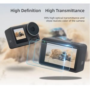2 Sets of SunnyLife Tempered Glass Protectors for DJI Osmo Action 3 - Image 2