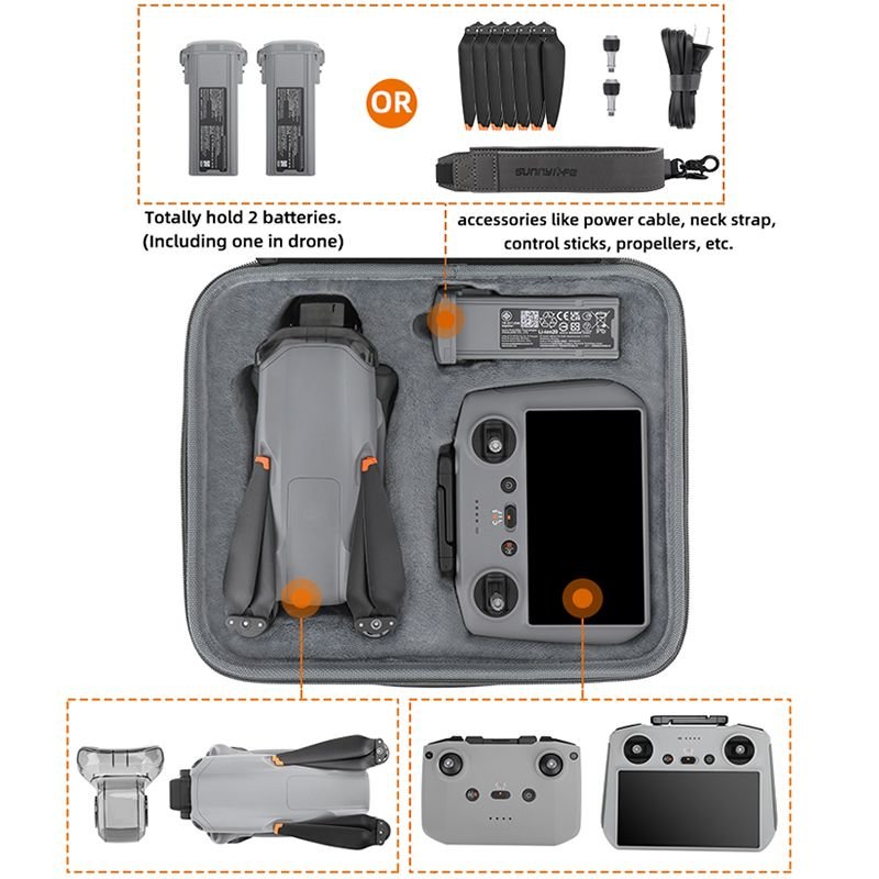 SunnyLife Protective Case for DJI Air 3 & Controller
