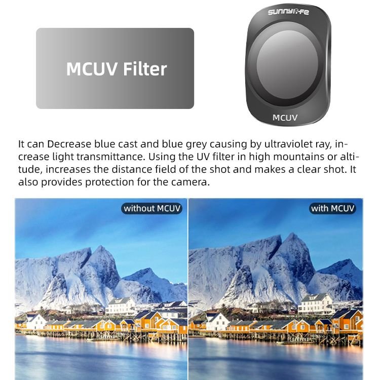 6pc SunnyLife ND Filter Set for DJI Mini 4 Pro