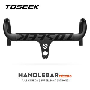 TOSEEK TR2200 Carbon Integrated Road Bar - 440mm Wide - 100mm Stem - Image 2