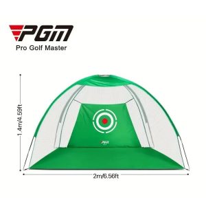 PGM Golf Practice Net 2m x 1.4m with Carry Bag - Green - Image 2