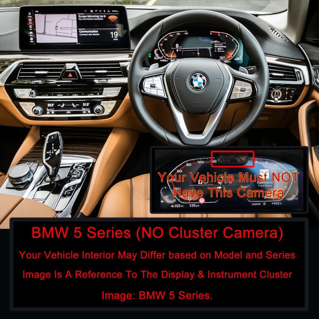 WILK Screen Protector Kit for BMW 5 Series 2021-2023 Without Cluster Camera