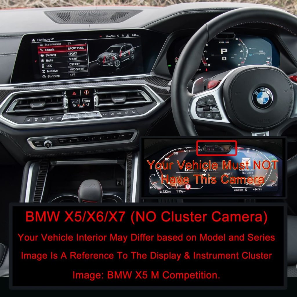 WILK Screen Protector Kit for BMW X5/X6/X7 2019-2023 Without Cluster Camera