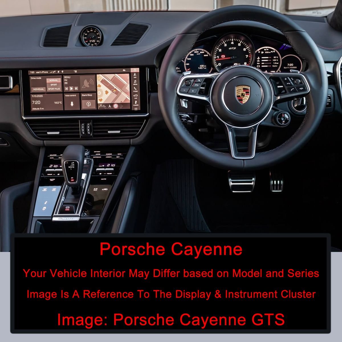 WILK Tempered Glass Screen Protector for Porsche Cayenne (2018-2023) - Image 2