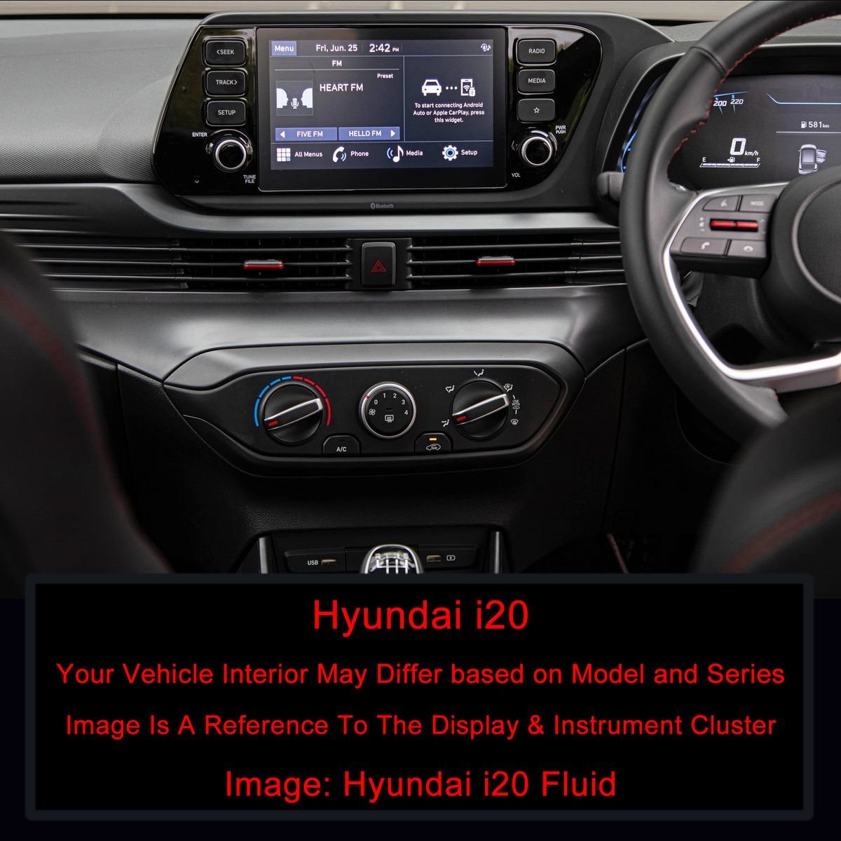 WILK Tempered Glass Screen Protector for Hyundai i20 (2021 Onwards) - Image 2