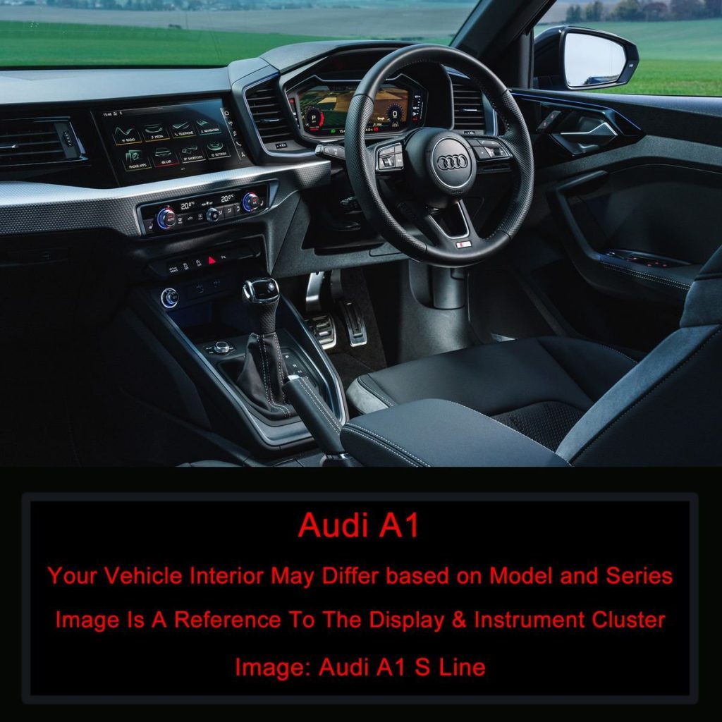 WILK Tempered Glass Screen Protector Kit for Audi A1 (2020 Onwards)
