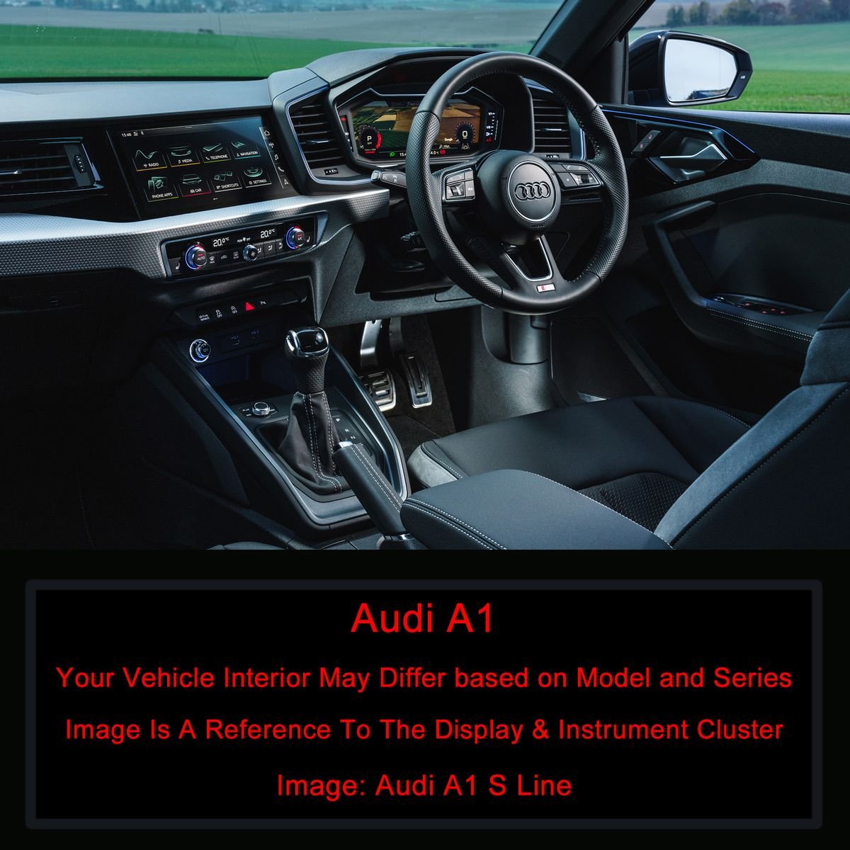WILK Tempered Glass Screen Protector Kit for Audi A1 (2020 Onwards) - Image 2