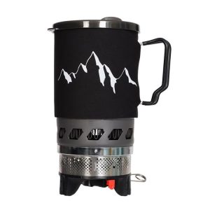 Fast-Boil 1000W Portable Backpacking Camping Stove System - 0.9L Pot - Image 2