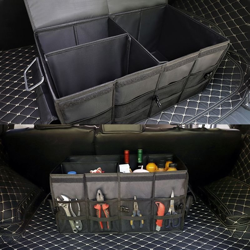66L Waterproof Foldable Non-Slip Car Boot Organiser