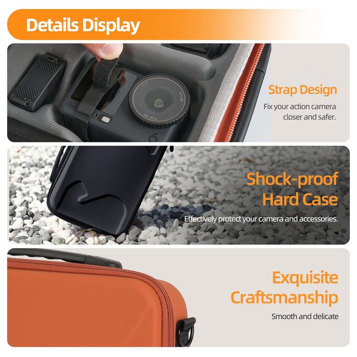 Sunnylife Adventure Hardshell Case Compatible With Osmo Action 6/5 Pro/4/3 - Image 2