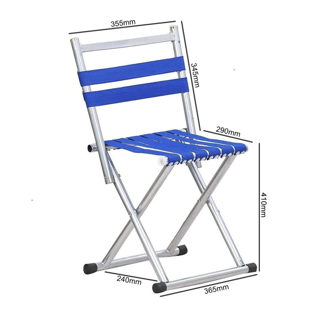 2 Pack Multi-Purpose Folding Stools with Backrest