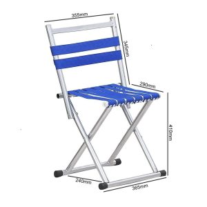 2 Pack Multi-Purpose Folding Stools with Backrest - Image 2