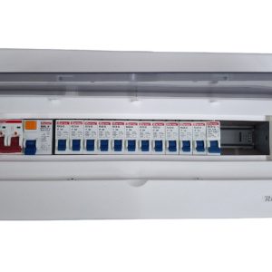 Raytric 18-Way Din Populated Flush Distribution Box| Metal Base | - Image 2