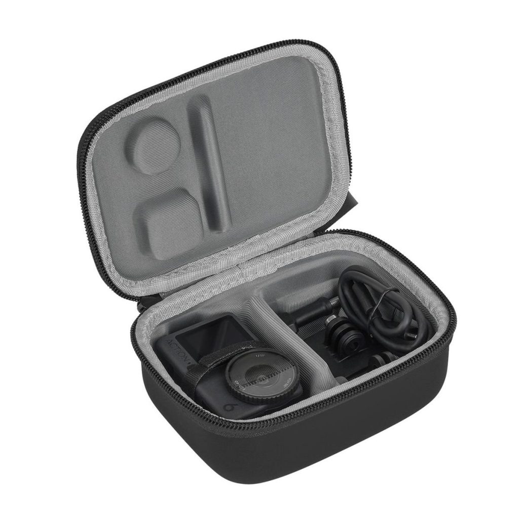 Sunnylife Hardshell Case Compatible With Osmo Action 6/5 Pro /4 /3 (Black)