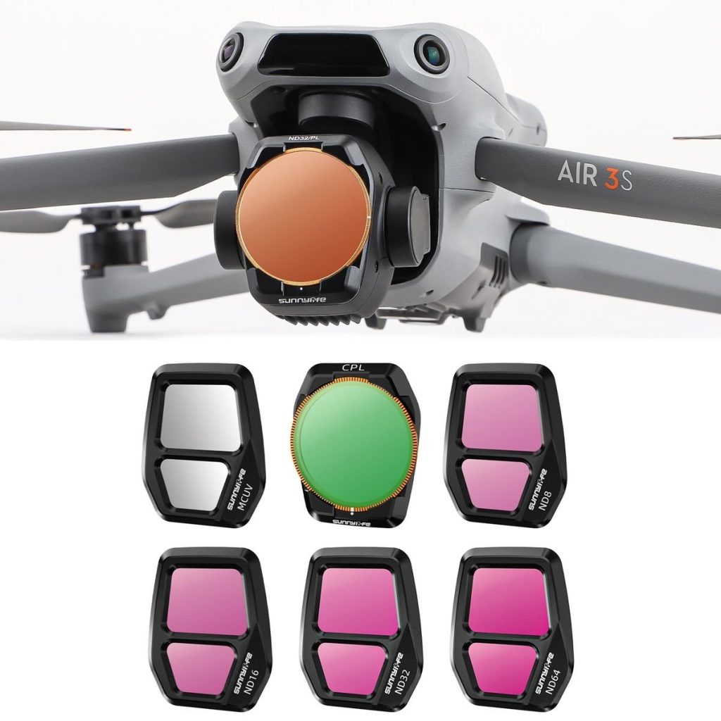 6pc SunnyLife ND Filter Set for DJI Mavic Air 3S
