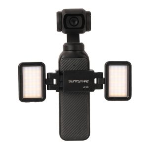 Sunnylife Adjustable Dual Fill Light for DJI Osmo Pocket 3 (Black) - Image 2
