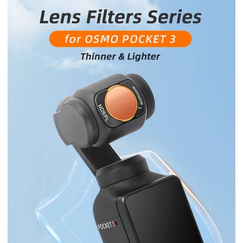 4pc SunnyLife ND/PL Filter Set Compatible with DJI Osmo Pocket 3