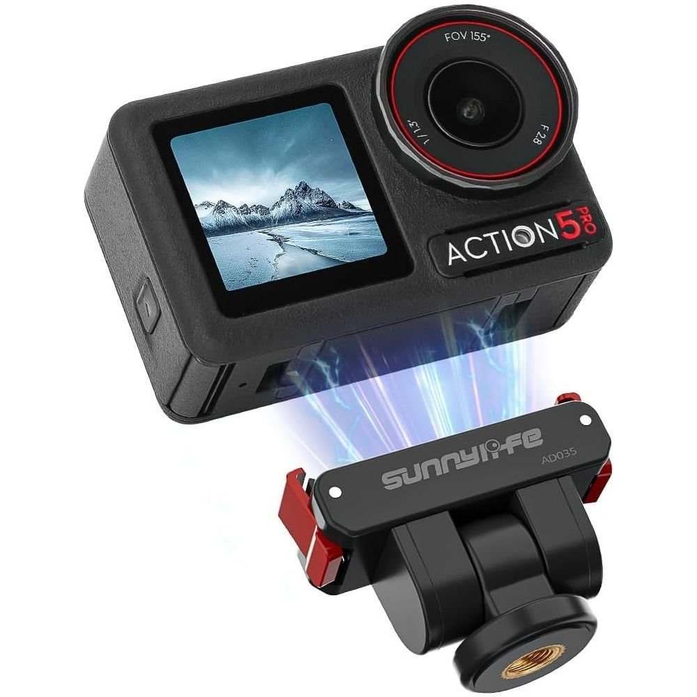 Sunnylife Magnetic Base Compatible for Action 5 Pro/4/3/2 & Osmo 360