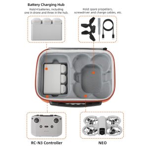 SunnyLife Protective Combo Case for DJI NEO - Grey - Image 2