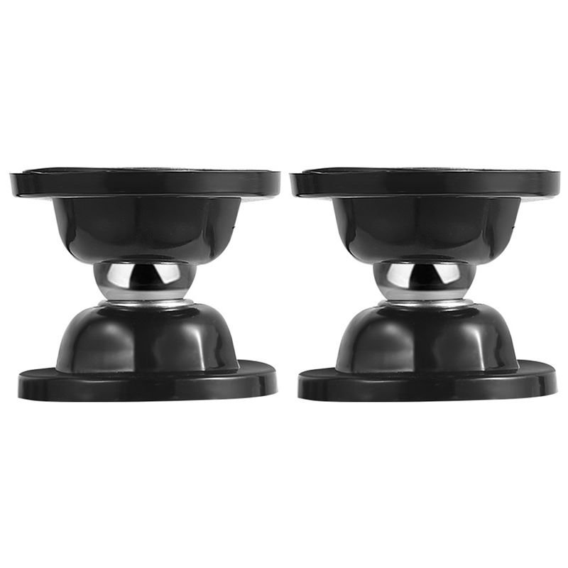 Magnetic Door Stop with PVC Rubber Cover - 2 Pack