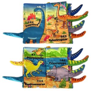 Premium Soft Cloth Baby Book - Dinosaur World - 6 Page - Image 2