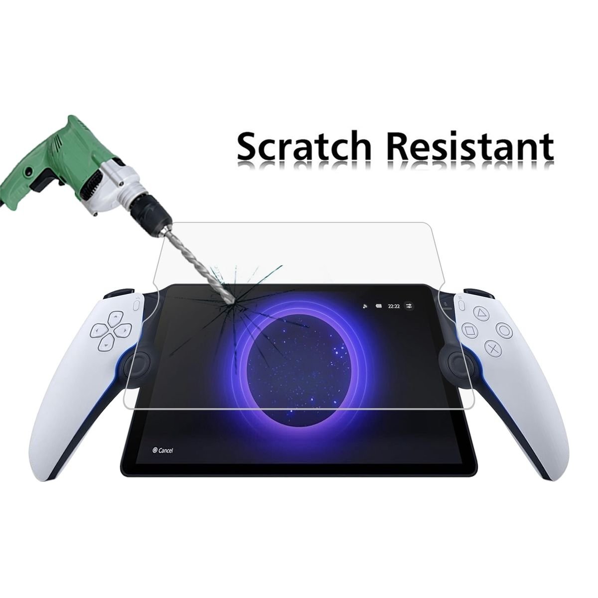 2 Pack Tempered Glass Screen Protector for PlayStation Portal Remote Player - Image 3